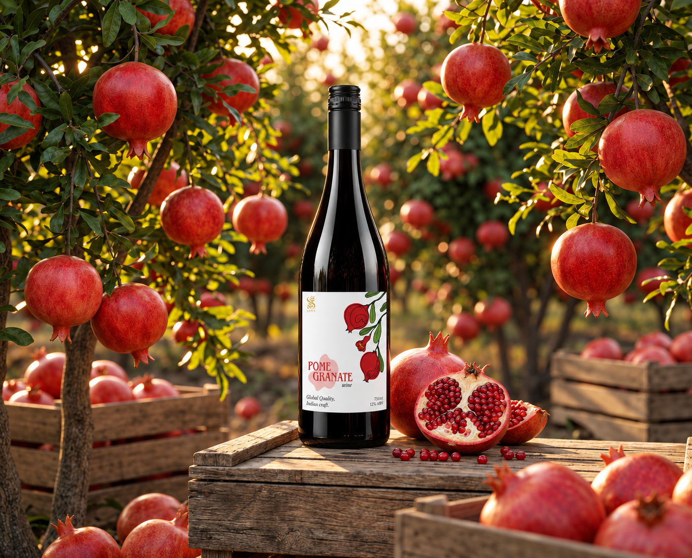 The Crimson Spiced Sangria